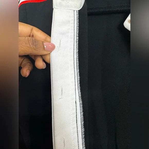 Black Athleisure Stripe Pant Set | Sporty Chic Outfit | US L - Picture 7 of 14